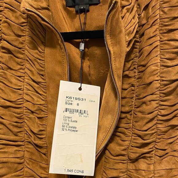 St. John Suede Jacket - Picture 6 of 7